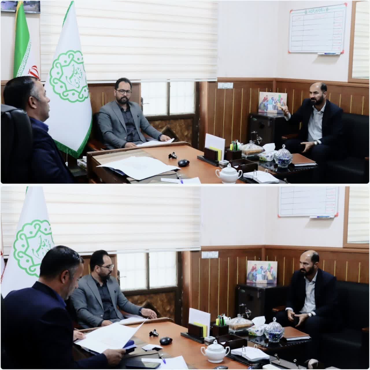 جلسه هماهنگی صدور پروانه ساخت جهت احداث درمانگاه تامین اجتماعی
