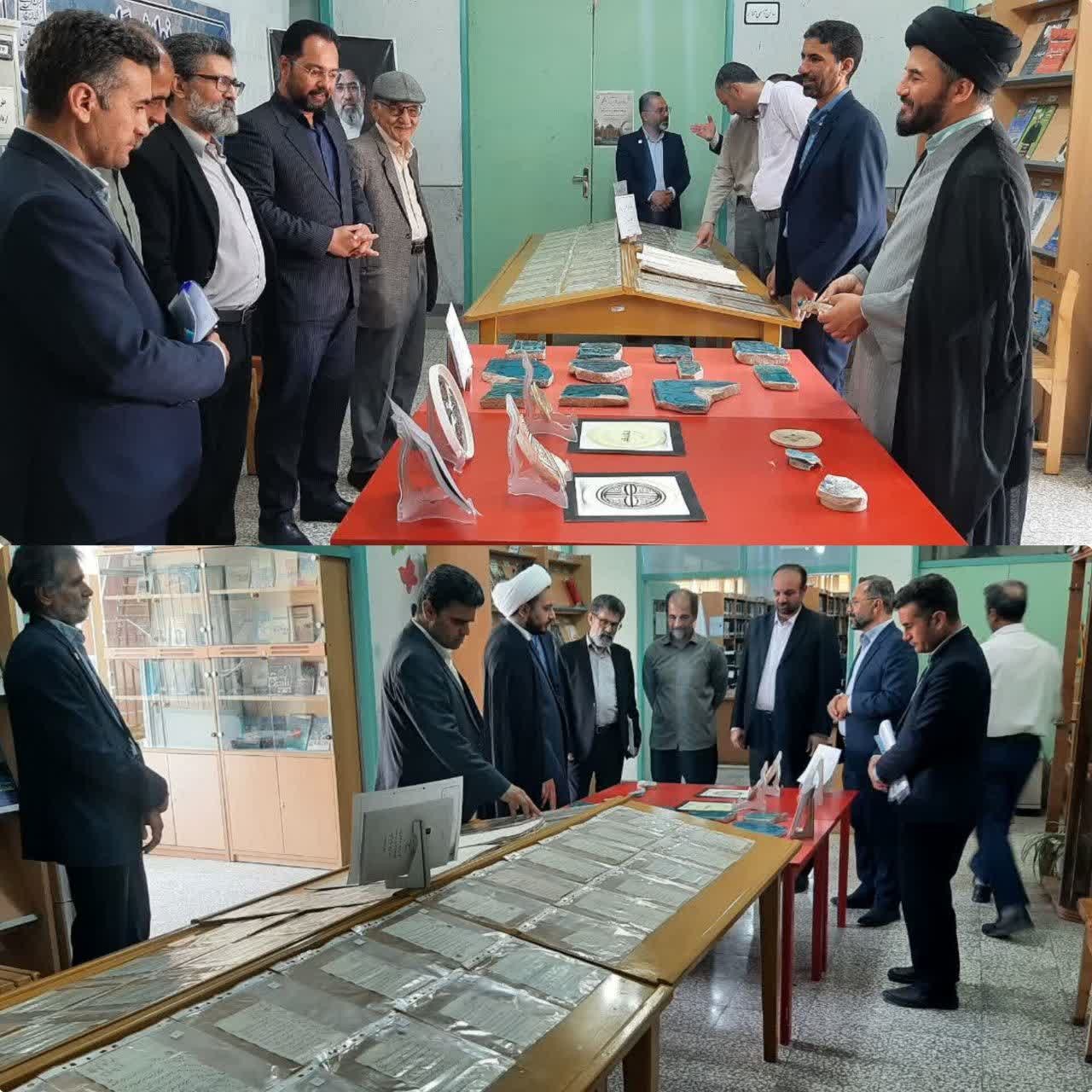 بازدید اعضای شورا شهر و مسئولین از نمایشگاه میراث فرهنگی؛ تأکید بر حفظ و معرفی تاریخ جاجرم