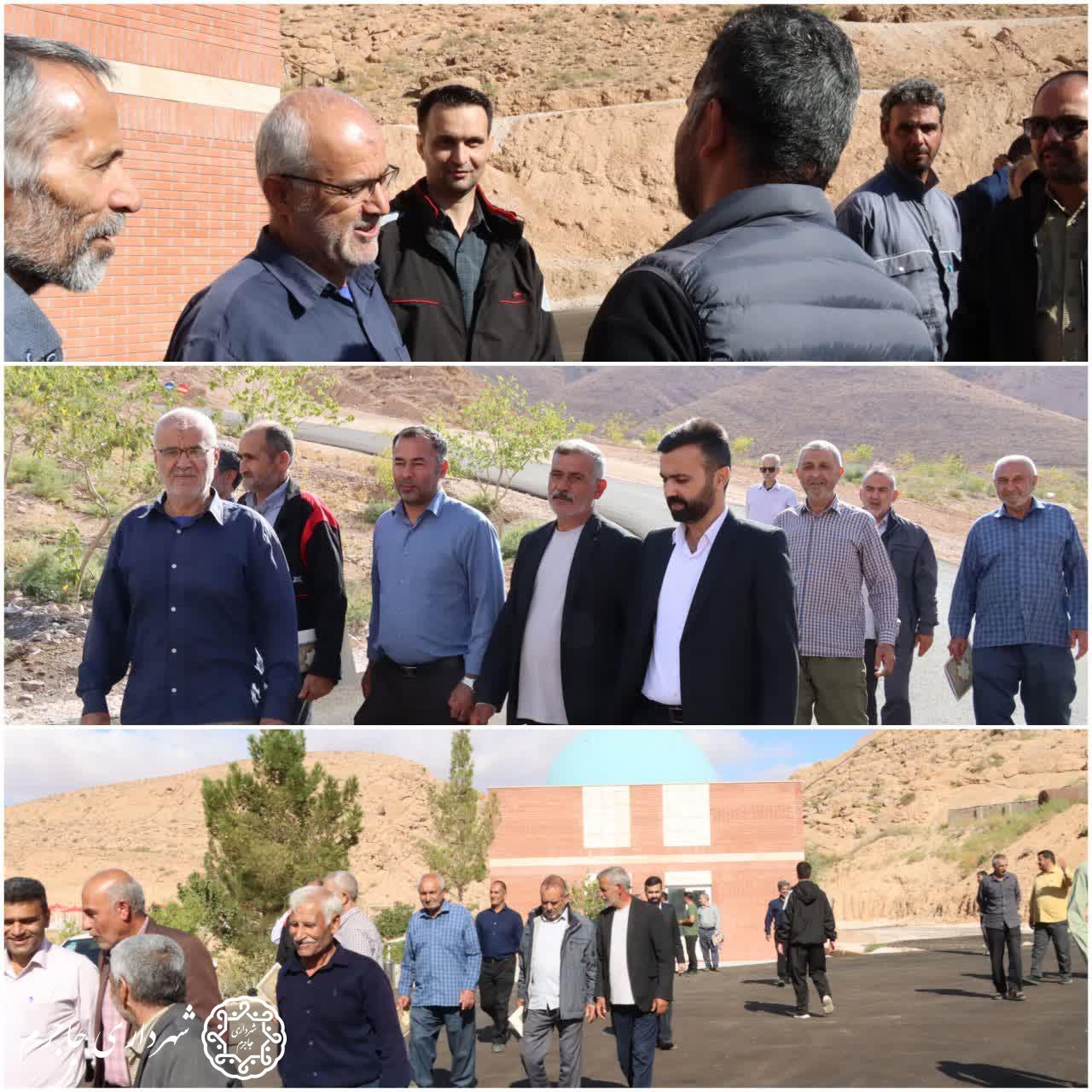 تجلیل از بازنشستگان شهرداری جاجرم در تنگه گزی