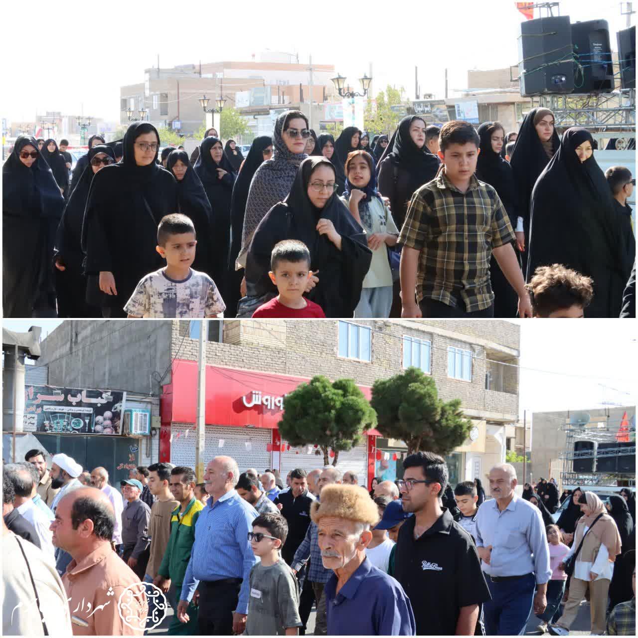 برگزاری همایش پیاده‌روی خانوادگی در جاجرم