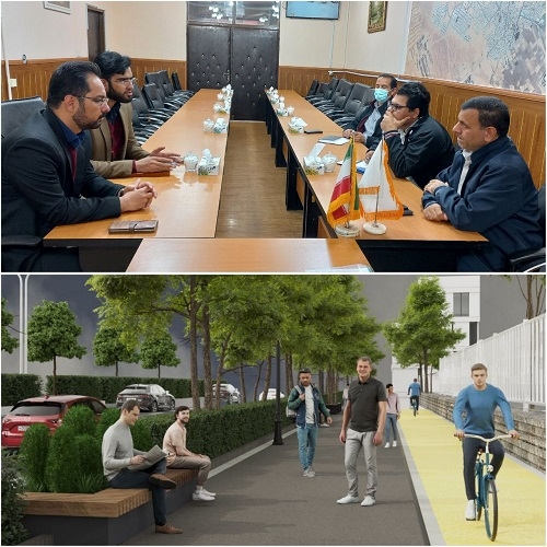 جلسه برنامه ریزی ساخت اولین باند سلامت و مسیر ویژه دوچرخه با مشارکت شهرداری و شرکت آلومینا