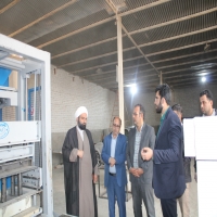 بازدید از فرآیند تولید فرآورده های  بتنی شهرداری جاجرم